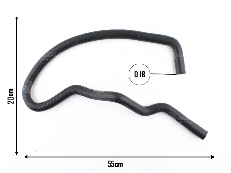 CAUPLAS MANGUERA CALEFACCION PEUG 505 OEM:6464700 =YACO 193