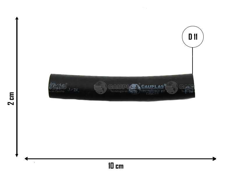 CAUPLAS MANGUERA CONEXION A BOMBA DE AGUA FIAT PUNTO I STRADA II OEM:73501357