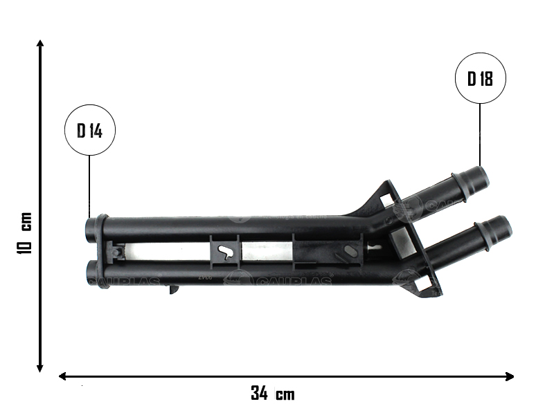 CAUPLAS MANGUERA CALEFACCION PEUGEOT 207