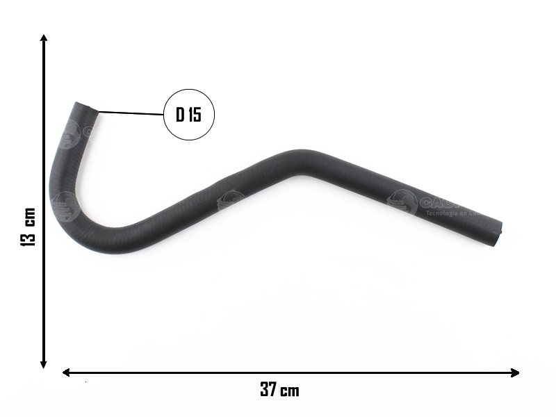 CAUPLAS MANGUERA CALEFACCION PEUGEOT 404 OEM:6458182 =YACO 488