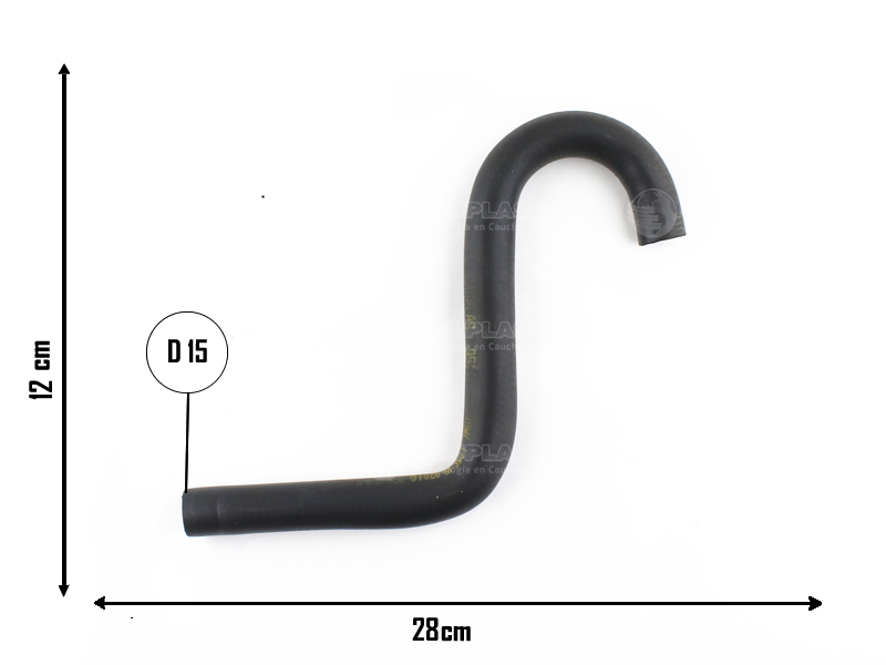 CAUPLAS MANGUERA CALEFACCION PEUG 504 OEM:6458181 =YACO 726