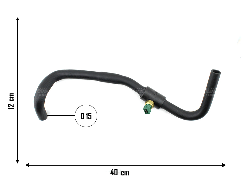 CAUPLAS MANGUERA CALEFACCION FORD FIESTA I