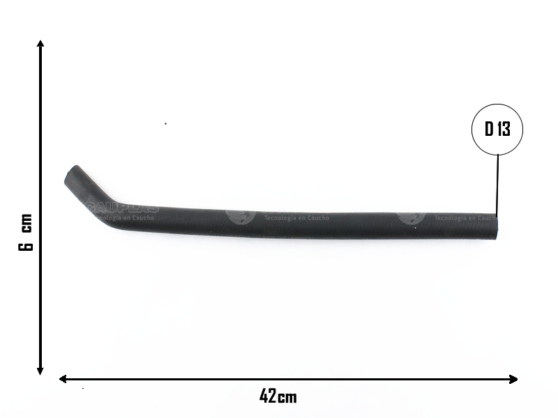 CAUPLAS MANGUERA CALEFACTOR ENTRADA FIAT 128 =YACO 728/729
