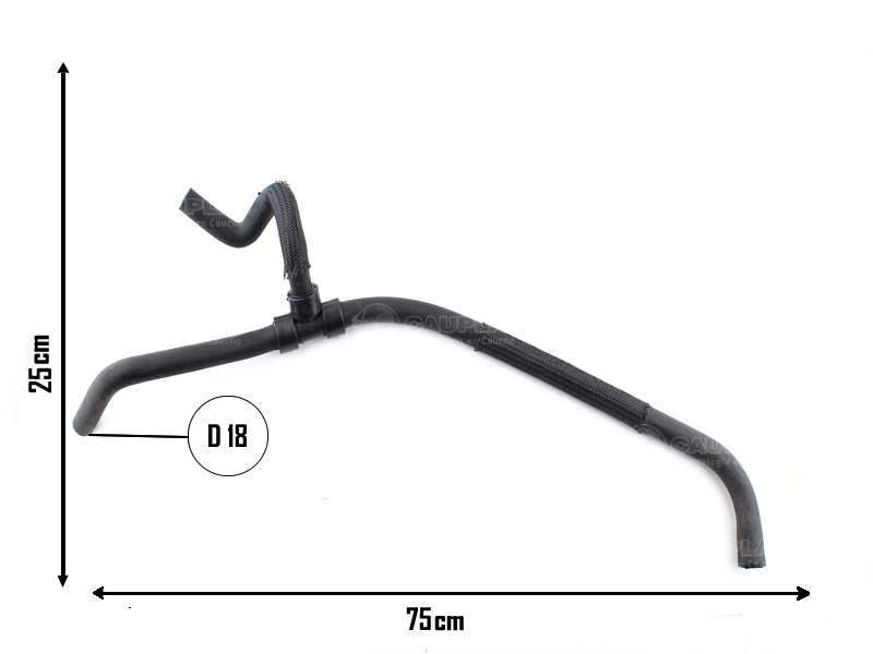 CAUPLAS MANGUERA CALEFACCION ENTRADA FORD TRANSIT II OEM:YC159Y438BE