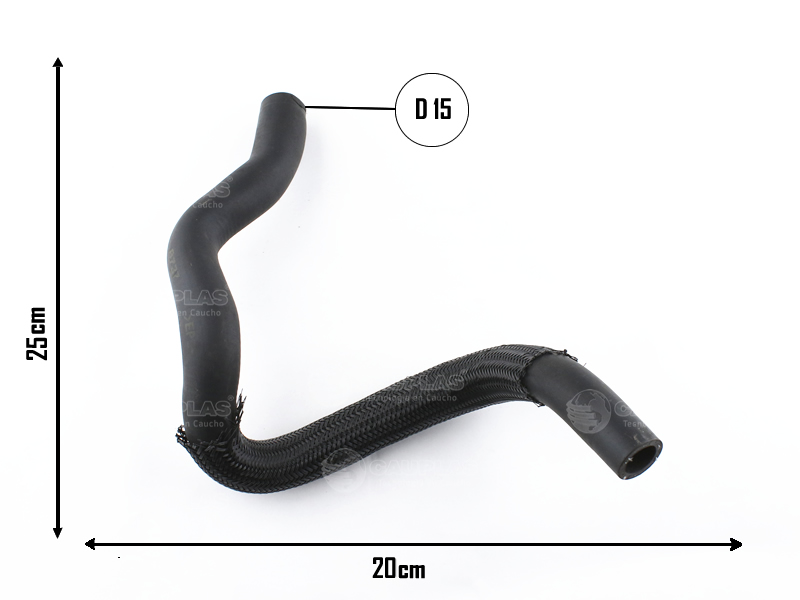 CAUPLAS MANGUERA CALEFACCION ENTRADA FIAT MOBI OEM:51022717