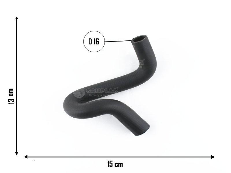CAUPLAS MANGUERA CALEFACTOR ENTRADA FIAT STRADA II OEM:51719581