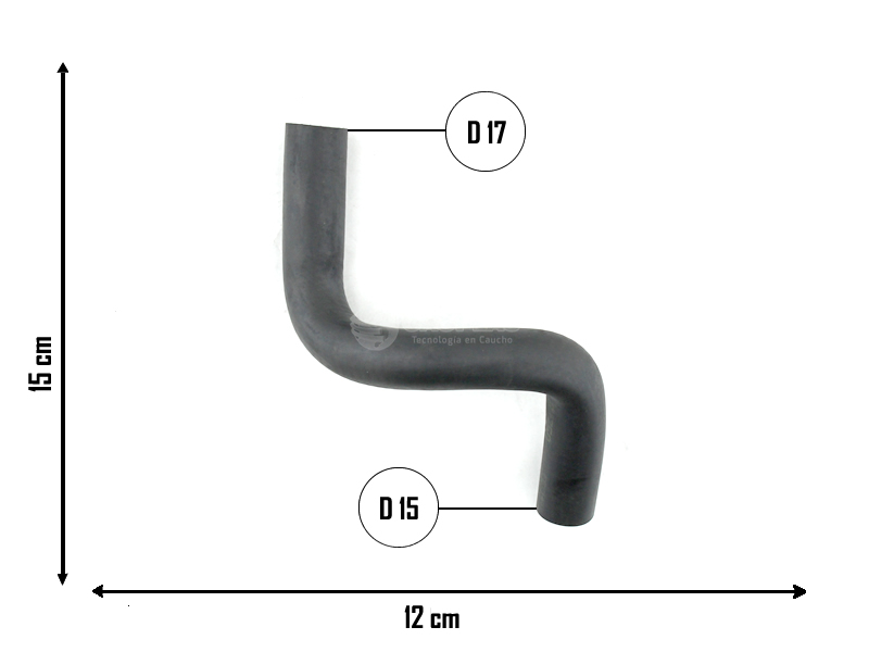 CAUPLAS MANGUERA CALEFACTOR FORD FIESTA I =YACO 2499