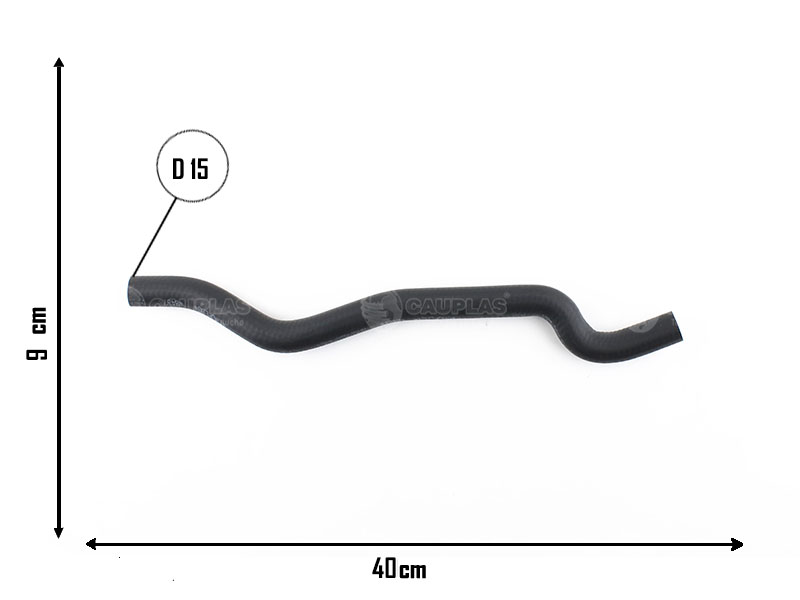 CAUPLAS MANGUERA CALEFACTOR ENTRADA FIAT LINEA I = YACO 4133
