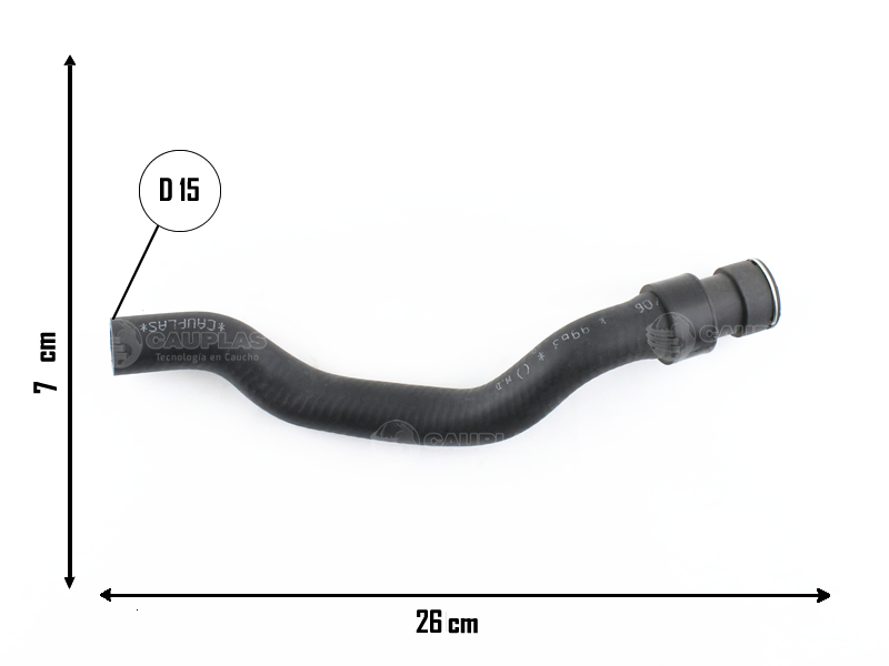 CAUPLAS MANGUERA CALEFACCION ENTRADA PEUGEOT 406