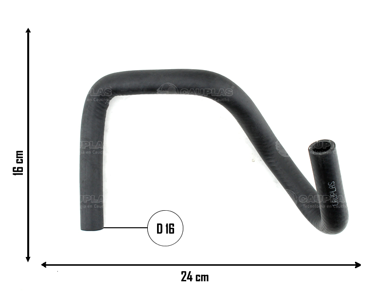 CAUPLAS MANGUERA CALEFACTOR SALIDA PEUGEOT 504 OEM:30543300