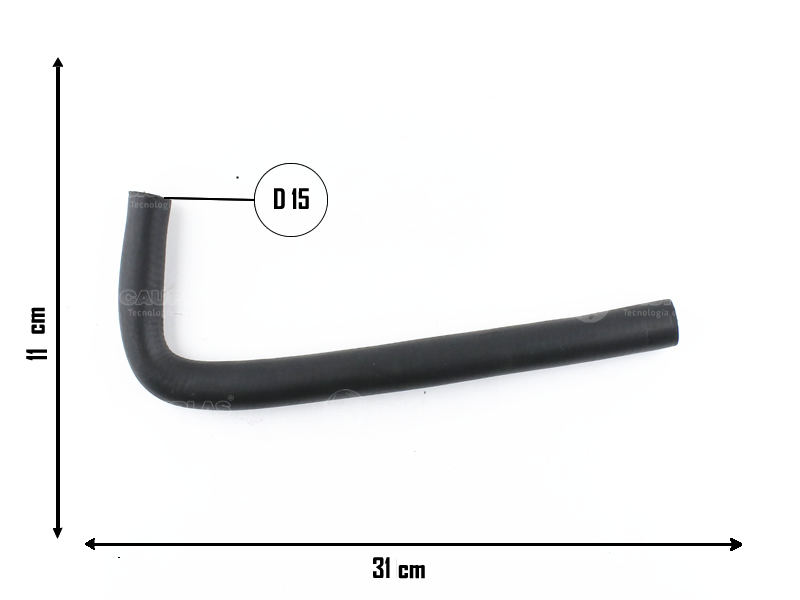 CAUPLAS MANGUERA CALEFACCION SALIDA FIAT DUNA UNO I OEM:5972489 =YACO 1325