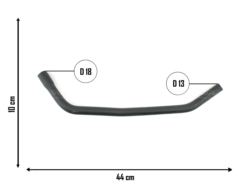 CAUPLAS MANGUERA CALEFACTOR ENTRADA CHEVROLET ASTRA I