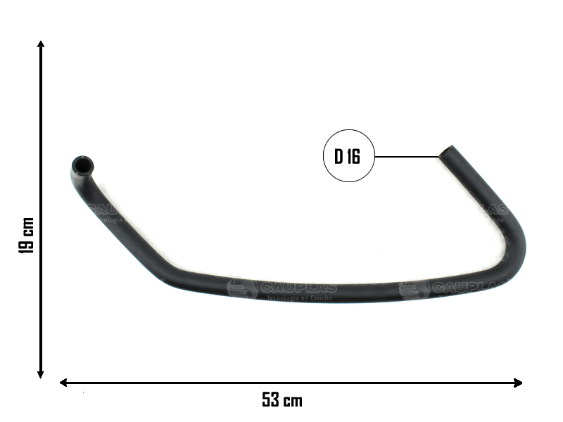CAUPLAS MANGUERA CALEFACTOR TOYOTA HILUX I