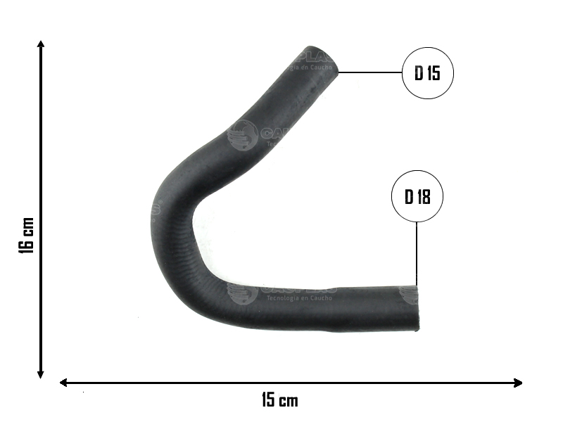 CAUPLAS MANGUERA CALEFACTOR TOYOTA HILUX I