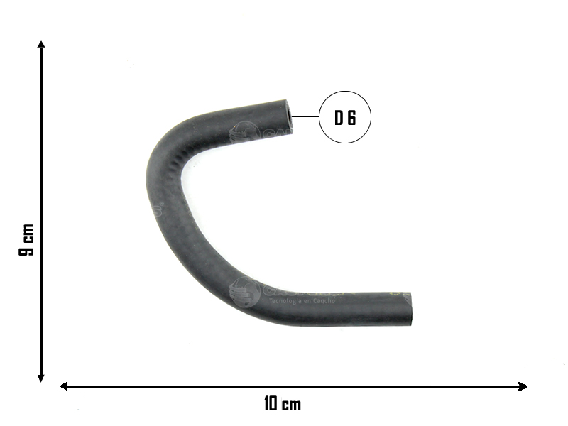 CAUPLAS MANGUERA PASO DE AGUA TOYOTA ETIOS/YARIS OEM: 162640Y010
