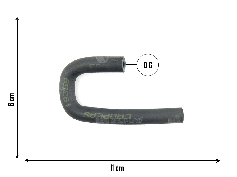 CAUPLAS MANGUERA PASO DE AGUA TOYOTA YARIS OEM: 162640Y110