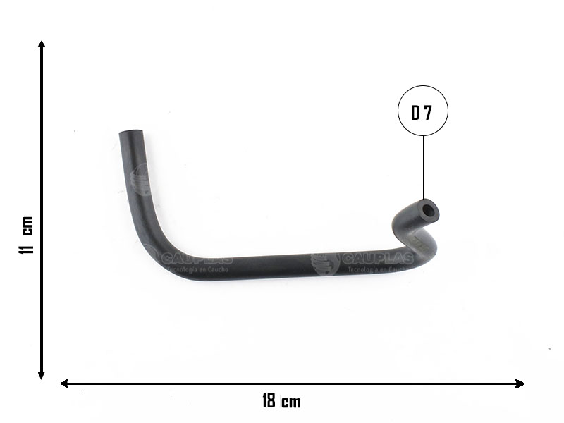 CAUPLAS MANGUERA DESCARGA DE GASES FIAT PUNTO I OEM:7086221 708600