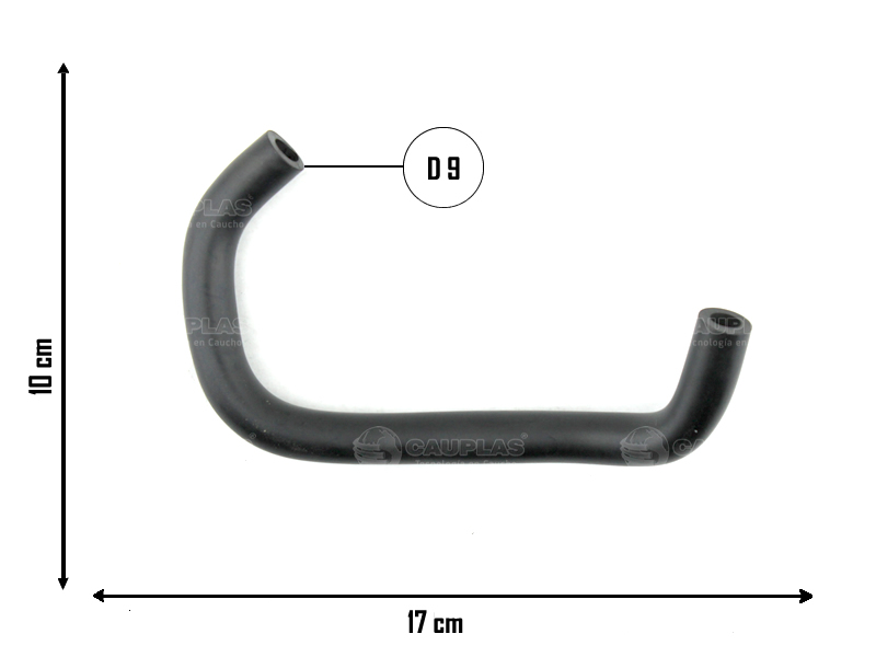 CAUPLAS MANGUERA DESCARGA DE GASES FORD FOCUS II = YACO 4419