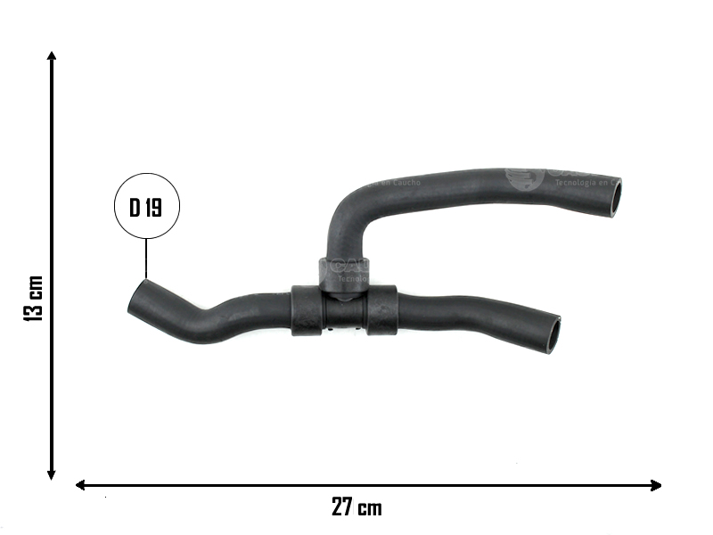 CAUPLAS MANGUERA REFRIGERACION VW UP OEM:1S0122073J
