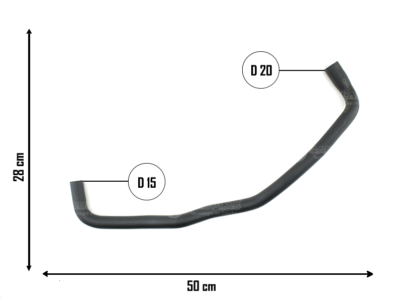 CAUPLAS MANGUERA REFRIGERACION FORD RANGER II
