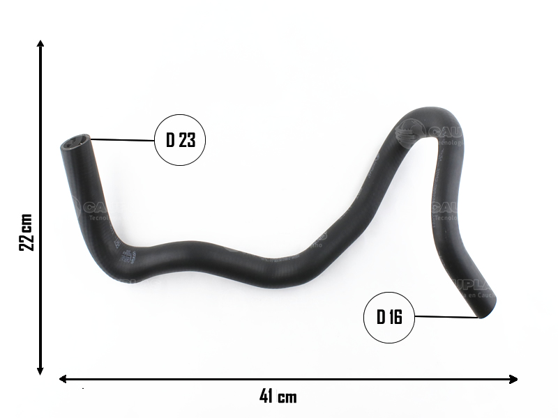 CAUPLAS MANGUERA CALEFACION FORD KA II