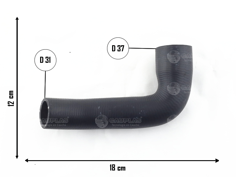 CAUPLAS MANGUERA RADIADOR SUPERIOR VW AMAROK OEM: 2H6121101D