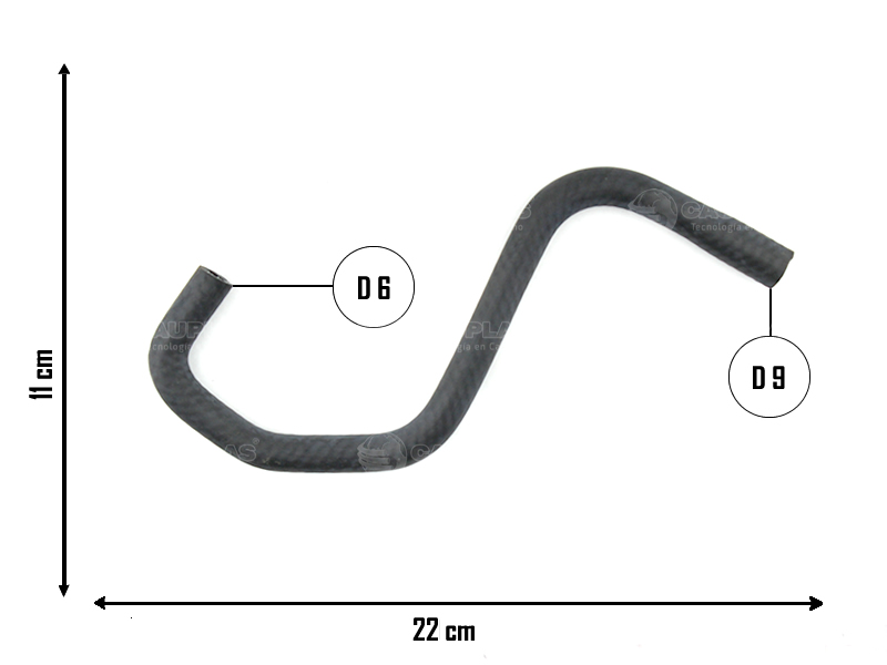 CAUPLAS MANGUERA VASO DE EXPANSION VW POLO II OEM: 2QB121447