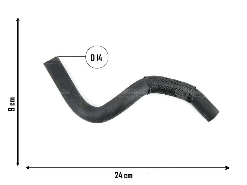 CAUPLAS MANGUERA VASO DE EXPANSION VW POLO II 