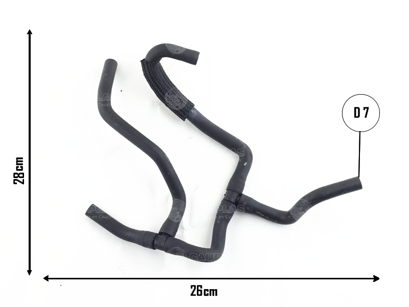 CAUPLAS MANGUERA PASO DE AGUA VW UP OEM: 1S0122447AB