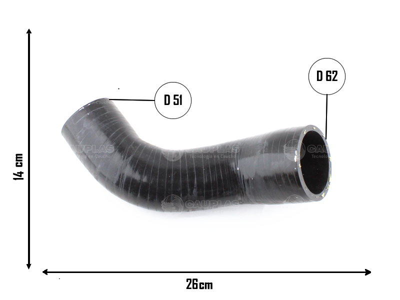 CAUPLAS MANGUERA CIRCULACION DE AIRE FIAT DUCATO OEM:1371634080
