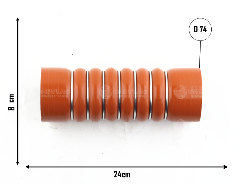 CAUPLAS MANGUERA INTERCOOLER VW CONSTELLATION