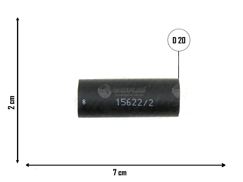 CAUPLAS MANGUERA TUBO RIGIDO A DERIVADOR P806 EXPERT OEM:1307AX0