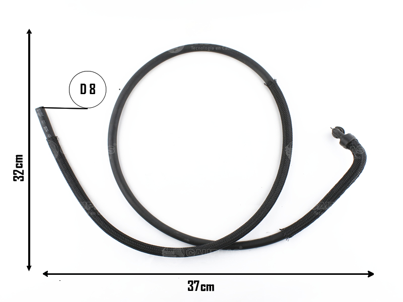 CAUPLAS MANGUERA REFRIGERACION PEUGEOT 405 OEM:1341670 =YACO 2614