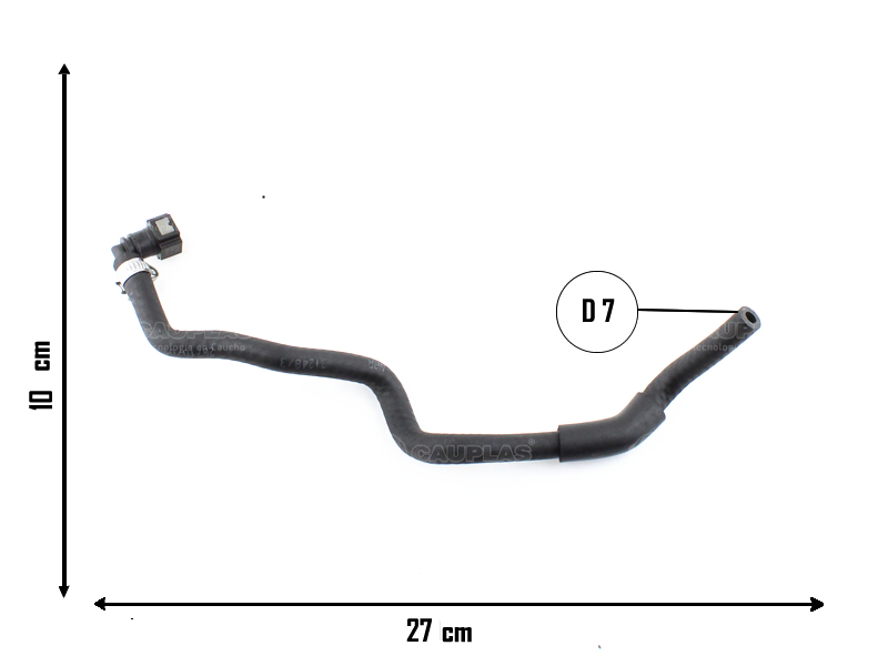 CAUPLAS MANGUERA CIRCULACION DE AIRE VW VENTO OEM:1K0133366BE