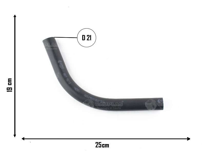 CAUPLAS MANGUERA VENTILACION DE MOTOR FIAT 147 I OEM:4325393 =YACO 161/1660