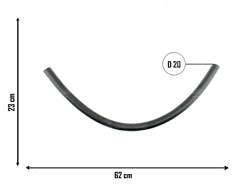 CAUPLAS MANGUERA VENTILACION DE COMBUSTIBLE FIAT STRADA I/II 
