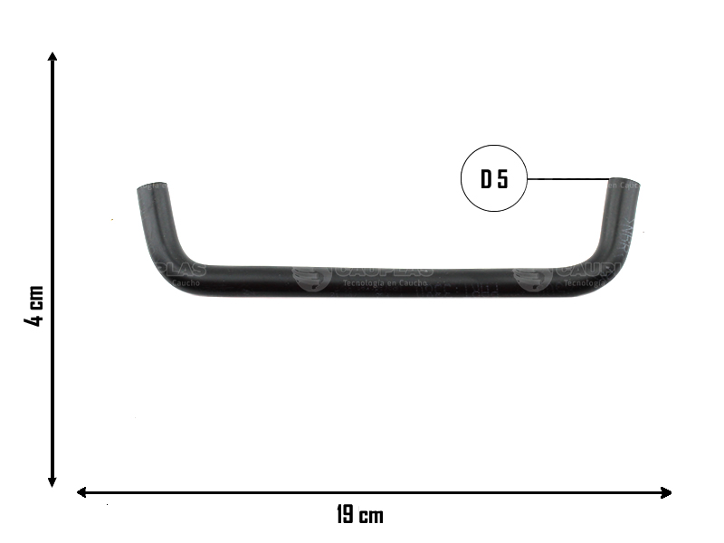 CAUPLAS MANGUERA DESCARGA DE GASES FIAT STRADA I OEM:7760313