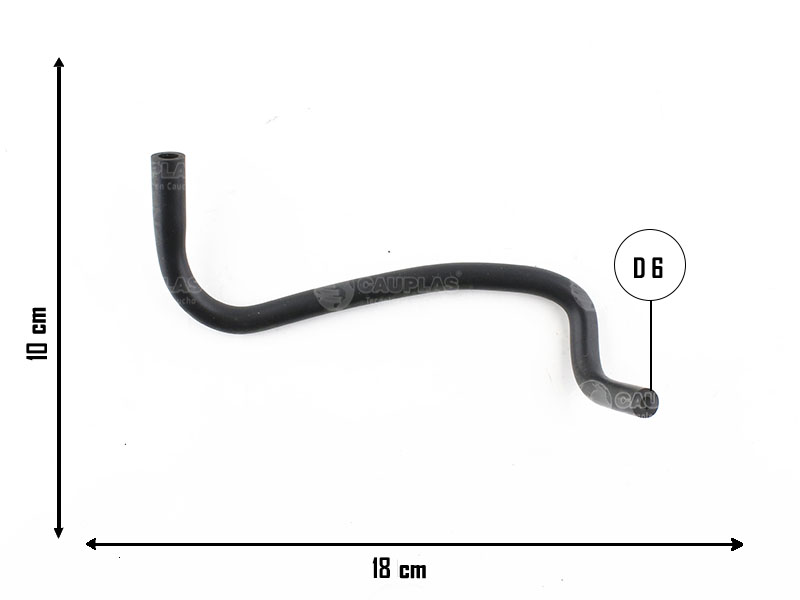 CAUPLAS MANGUERA DESCARGA GASES FIAT LINEA I PALIO IV/V PUNTO I SIENA IV/V STRADA II OEM:55209937