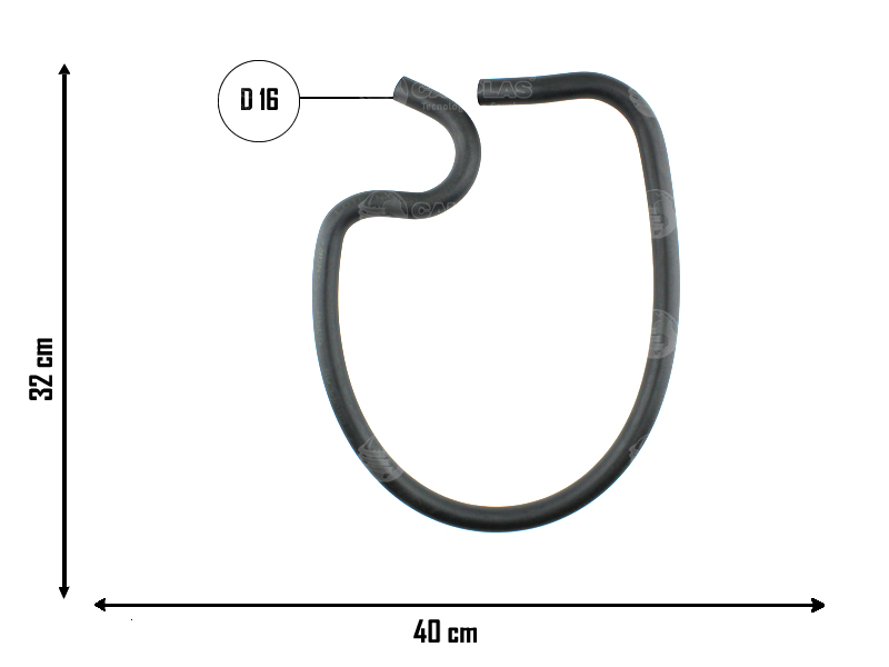 CAUPLAS MANGUERA DEPOSITO A BOMBA DE DIRECC HIDR PEUGEOT 504 505 OEM:400363
