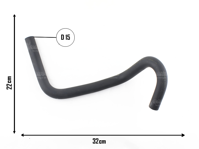 CAUPLAS MANGUERA REFRIGERACION PEUGEOT 205 OEM:1307K90