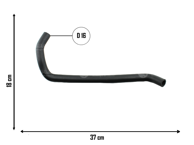 CAUPLAS MANGUERA REFRIGERACIOON  PEUG 205 OEM:1307L00