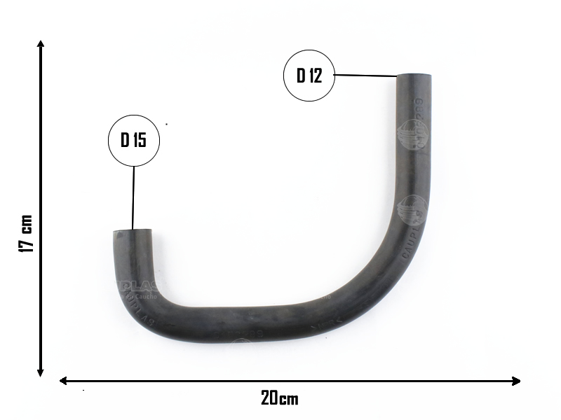 CAUPLAS MANGUERA DESCARGA DE GASES FIAT TEMPRA