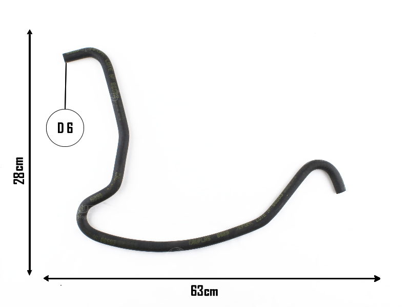 CAUPLAS MANGUERA VASO DE EXPANSION FIAT QUBO OEM:51780683 =YACO 4156/4157