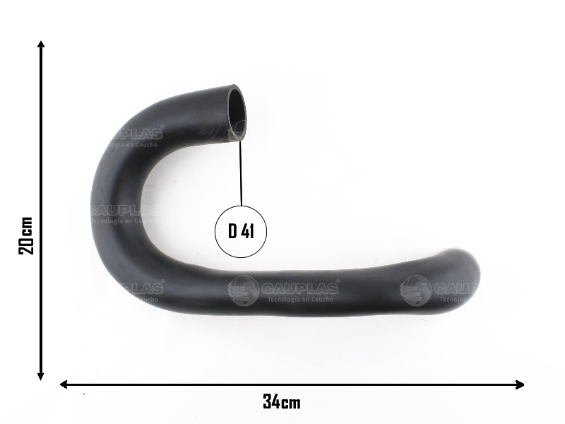 CAUPLAS MANGUERA CIRCULACION DE AIRE FIAT 147 II FIORINO I