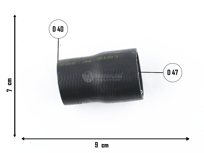 CAUPLAS MANGUERA CIRCULACION DE AIRE FORD TRANSIT IV OEM:CC116C646BL