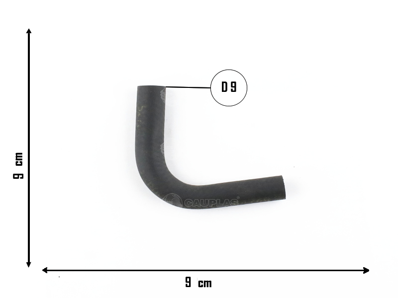 CAUPLAS MANGUERA PASO DE AGUA TOYOTA HILUX III OEM:1628467020 1628567010