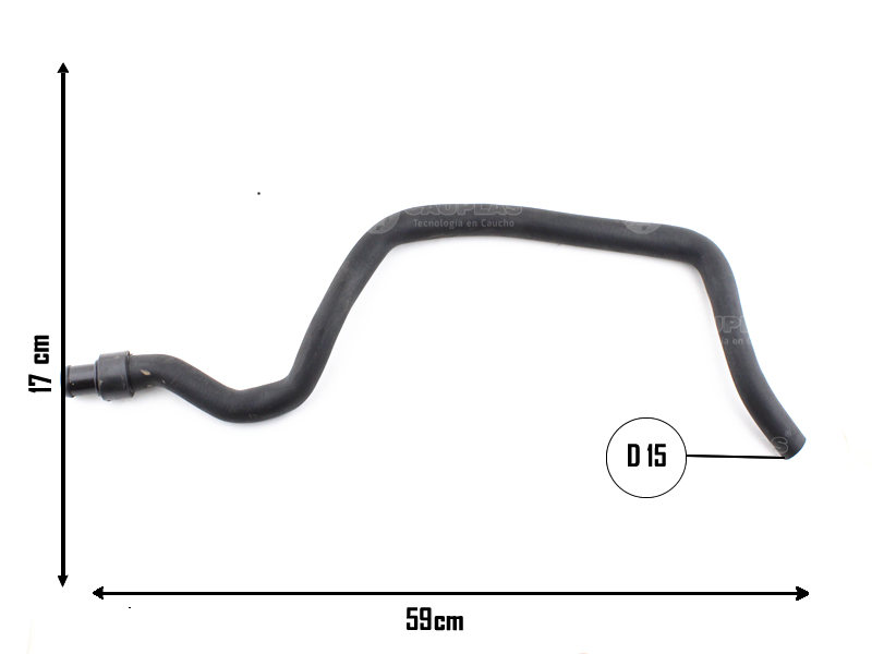 CAUPLAS MANGUERA PASO DE AGUA VW AMAROK OEM:2H6122096D