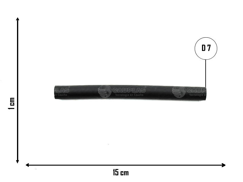 CAUPLAS MANGUERA PASO DE AGUA TOYOTA HILUX IV SW4 OEM:1628430070