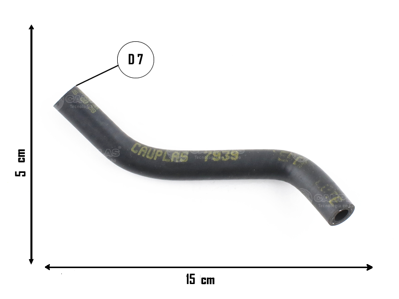 CAUPLAS MANGUERA PASO DE AGUA TOYOTA HILUX V OEM:1629611010