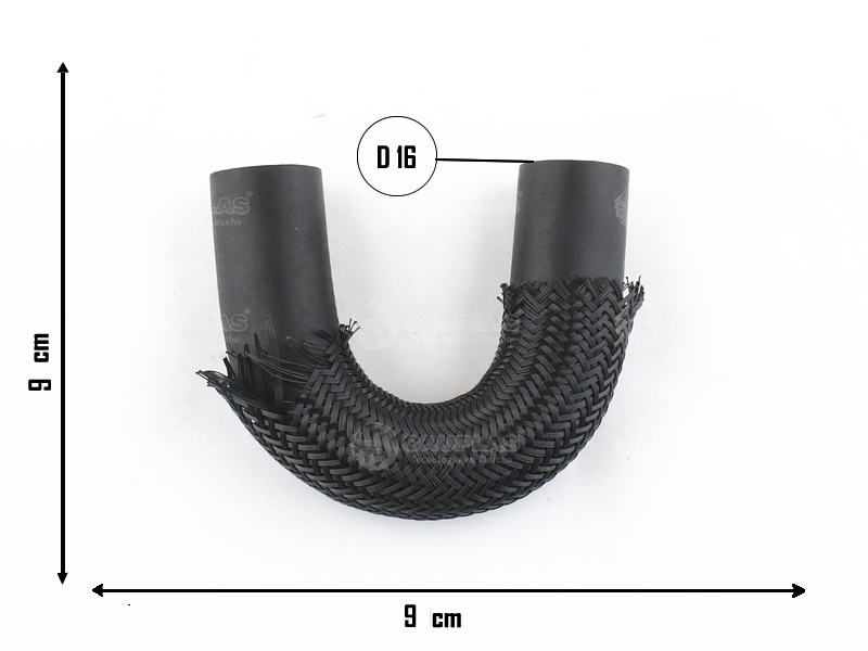 CAUPLAS MANGUERA PASO DE AGUA TOYOTA HILUX V OEM:162950E010